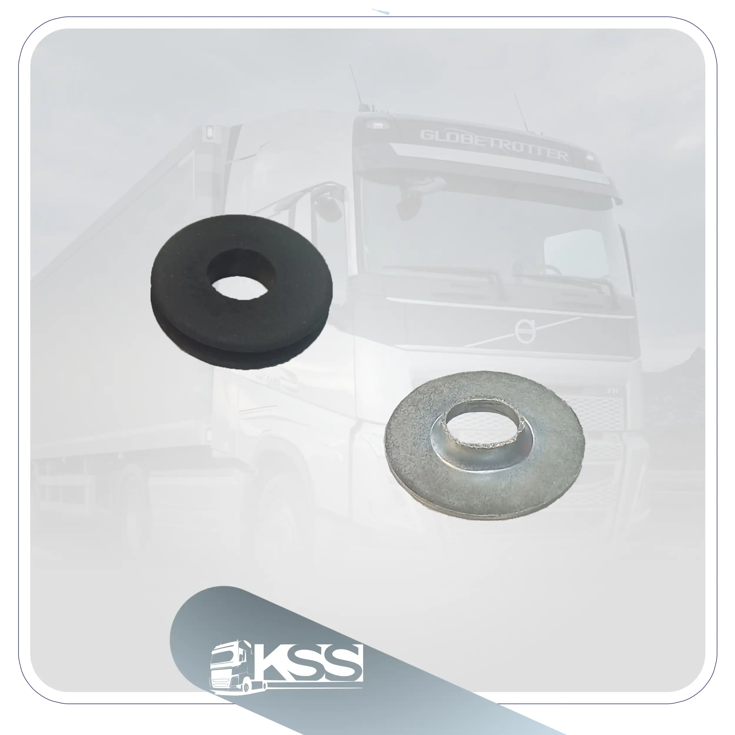 واشر آهنی سینی روی شاسی FH500